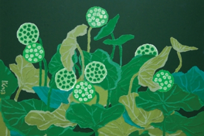 Exposition de tableaux en papiers collés et de mosaïques en céramique à Hanoi